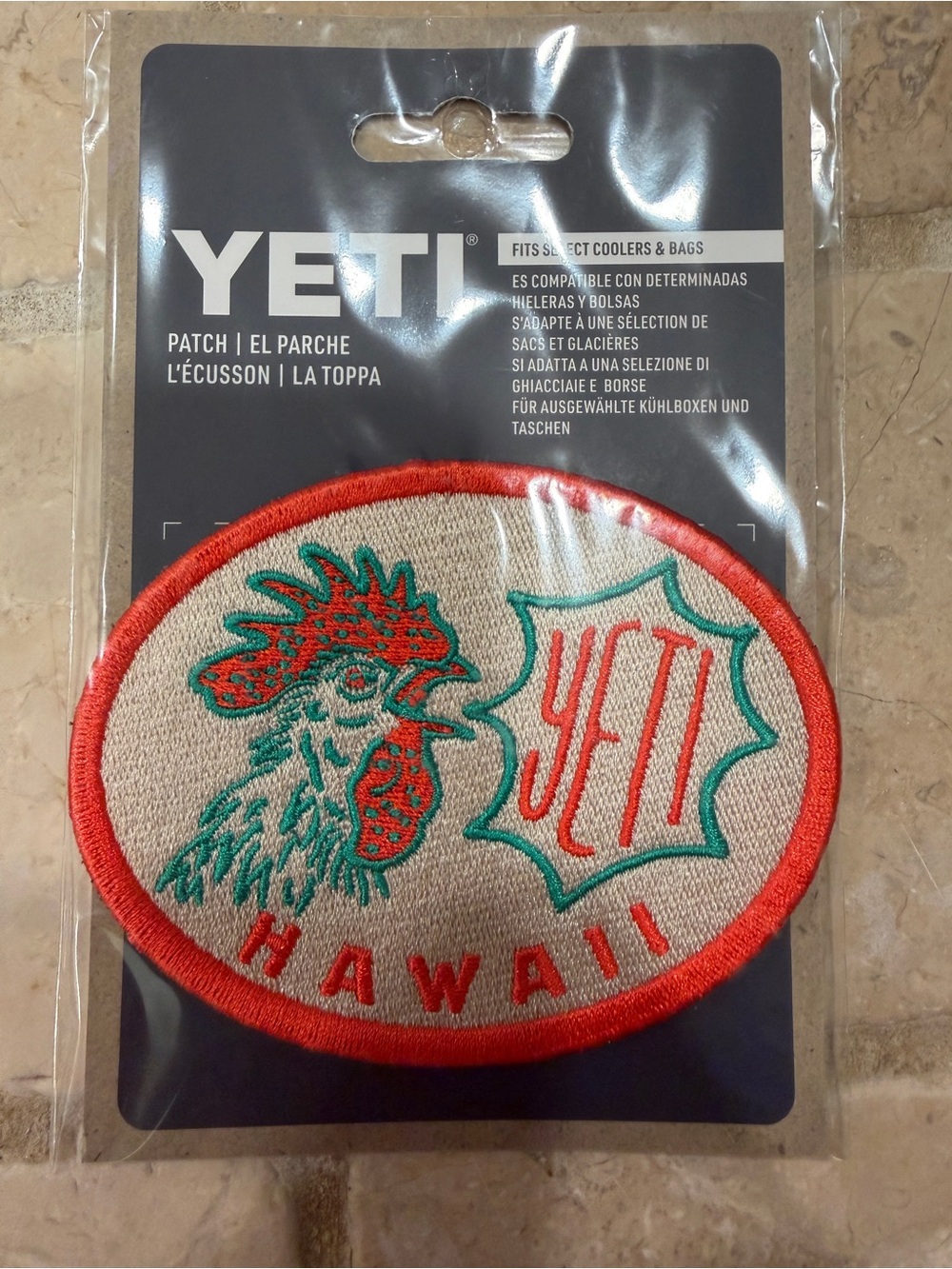 Yeti Hawaii Rooster Patch Brand New Hawaii Exclusive